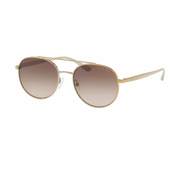 Michael Kors Lon Mk1021 Gold Pilot Sunglasses - Picture 1 of 8